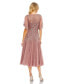 ფოტო #2 პროდუქტის Women's Flounce Sleeve Tea Length Dress