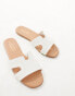 New Look flat sandal in white