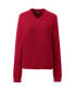 Фото #1 товара Women's School Uniform Cotton Modal V-neck Sweater