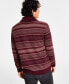 Фото #2 товара Men's Easton Striped Button Cardigan, Created for Macy's