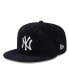 Men's Navy New York Yankees Throwback Corduroy 59FIFTY Fitted Hat