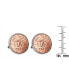 ფოტო #2 პროდუქტის French 2-Euro Coin Cufflinks