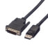 Фото #1 товара ROLINE DisplayPort Cable - DP-DVI (24+1) - LSOH - M/M 2 m - 2 m - DisplayPort - DVI - Male - Male - Straight