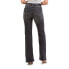 Фото #3 товара Jordache Women's 30" High Rise Flare Jeans 6 Black 100% Cotton Pull-On Pockets