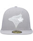 Фото #3 товара Men's Gray Toronto Blue Jays 2023 On-Field Batting Practice 59FIFTY Fitted Hat