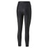 Puma Safari Glam Animal Print High Waisted 78 Athletic Leggings Womens Black Ath