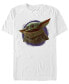 Star Wars The Mandalorian The Child Purple Smoke Short Sleeve Men's T-shirt Белый, L - фото #1