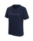 ფოტო #3 პროდუქტის Big Boys and Girls Navy Toronto Blue Jays 2024 City Connect Wordmark T-Shirt