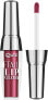 Flüssiger Lippenstift mit Schimmereffekt - Quiz Cosmetics Mettalic Lip Gloss 73 - Cosmic rose