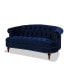 La Rosa 69" Victorian Chesterfield Loveseat