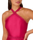 ფოტო #3 პროდუქტის Women's High -Low Mikado Sleeveless Dress