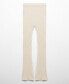 ფოტო #5 პროდუქტის Women's Ribbed Flared Trousers