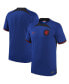 ფოტო #1 პროდუქტის Men's Blue Netherlands National Team 2022/23 Away Breathe Stadium Replica Blank Jersey