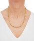 Oval Box Link Chain 20" Necklace (4mm) in 14k Gold-Plated Sterling Silver