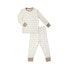 Фото #3 товара Baby Boys Baby Emerson Fitted Long Sleeve Two-Piece Pajamas