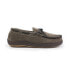 Фото #1 товара Tempur-Pedic Therman Moccasin Mens Grey Casual Slippers TP6073-005