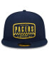 Men's Navy Indiana Pacers 2024 NBA All-Star Game Rally Drive Finish Line Patch 9FIFTY Snapback Hat