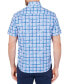 Фото #2 товара Men's Slim Fit Non-Iron Floral Check Print Performance Button-Down Shirt