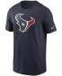 Фото #2 товара Men's Big and Tall Navy Houston Texans Primary Logo T-shirt