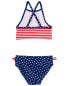 Фото #10 товара Купальник для девочек Carter's Toddler 3-Piece Rashguard Swimsuit Set