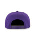 Men's Purple Charlotte Hornets Sure Shot Captain Snapback Hat