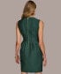 ფოტო #2 პროდუქტის Women's Jewel-Neck Metallic Jacquard Dress