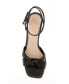 ფოტო #4 პროდუქტის Women's Valarie Square Toe Kitten Heel Evening Sandals