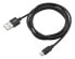 Фото #1 товара Разъем USB мужчина-мужчина ANSMANN® 1700-0076, 1,2 м, Micro-USB B, 480 Mbit/s, черный