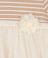 Фото #3 товара Baby Girls Mesh Top and Polka Dot Skirt, 2 Piece Set