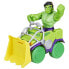 Фото #2 товара Игрушечный транспорт SPIDEY AND HIS AMAZING FRIENDS Hulk и машина-бульдозер