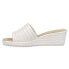 Фото #3 товара VANELi Ceren Womens White Casual Sandals 310129