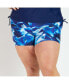 Фото #3 товара Plus Size Mid-Thigh Swim Shorts