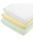 Microfiber Fitted Crib Sheet, Pack of 3