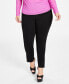 Фото #2 товара Plus Size High-Rise Ponté-Knit Leggings, Created for Macy's