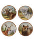 Фото #1 товара Mountain Summit Set of 4 Dessert Plates