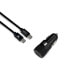 Фото #1 товара Универсальное USB-зарядное для авто + USB-кабель C Subblim Cargador Ultra Rapido Coche 2xUSB PD18W+QC3.0 + Cable C to C Black