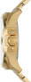 Фото #5 товара Diesel Uber Chief DZ7447 Men's Quartz 3-Hand Watch with Strap, gold, DZ7447