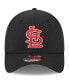 Фото #3 товара Men's Black St. Louis Cardinals Logo 39THIRTY Flex Hat