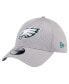 Фото #1 товара Men's Gray Philadelphia Eagles Active 39thirty Flex Hat