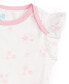 Baby Girls Minnie Mouse Bodysuit & Woven Denim Shortall, 2 Piece Set