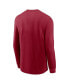 Фото #3 товара Men's Alabama Crimson Tide 2024 Sideline Legend Performance Long Sleeve T-Shirt