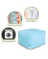 Фото #2 товара Small Polka Dot Ottoman Square Pouf 27" x 17"