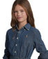 Фото #3 товара Платье для малышей Polo Ralph Lauren Denim Cotton Shirtdress