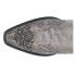 Laredo Sylvan Floral Embroidery Snip Toe Cowboy Womens Grey Casual Boots 54272