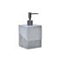 Soap Dispenser DKD Home Decor Grey Silver Resin polypropylene