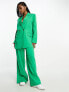 Vero Moda oversized tailored blazer co-ord in green