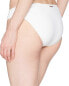 Фото #3 товара MICHAEL Michael Kors 147795 Women's Solids Side Shirred Bikini Bottom White Sz M