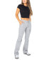 ფოტო #1 პროდუქტის Juniors' Low-Rise Bootcut Cargo Pants