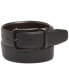 Фото #1 товара Men's Stretch Reversible Faux-Leather Belt