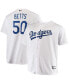 Фото #4 товара Мужская майка Profile Los Angeles Dodgers Big and Tall Replica Player в белом цвете Муки Беттс